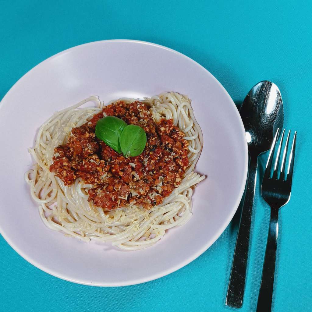 Bolognese Spaghetti (Tofu)Bolognese ⋆ GLOW your life Spaghetti